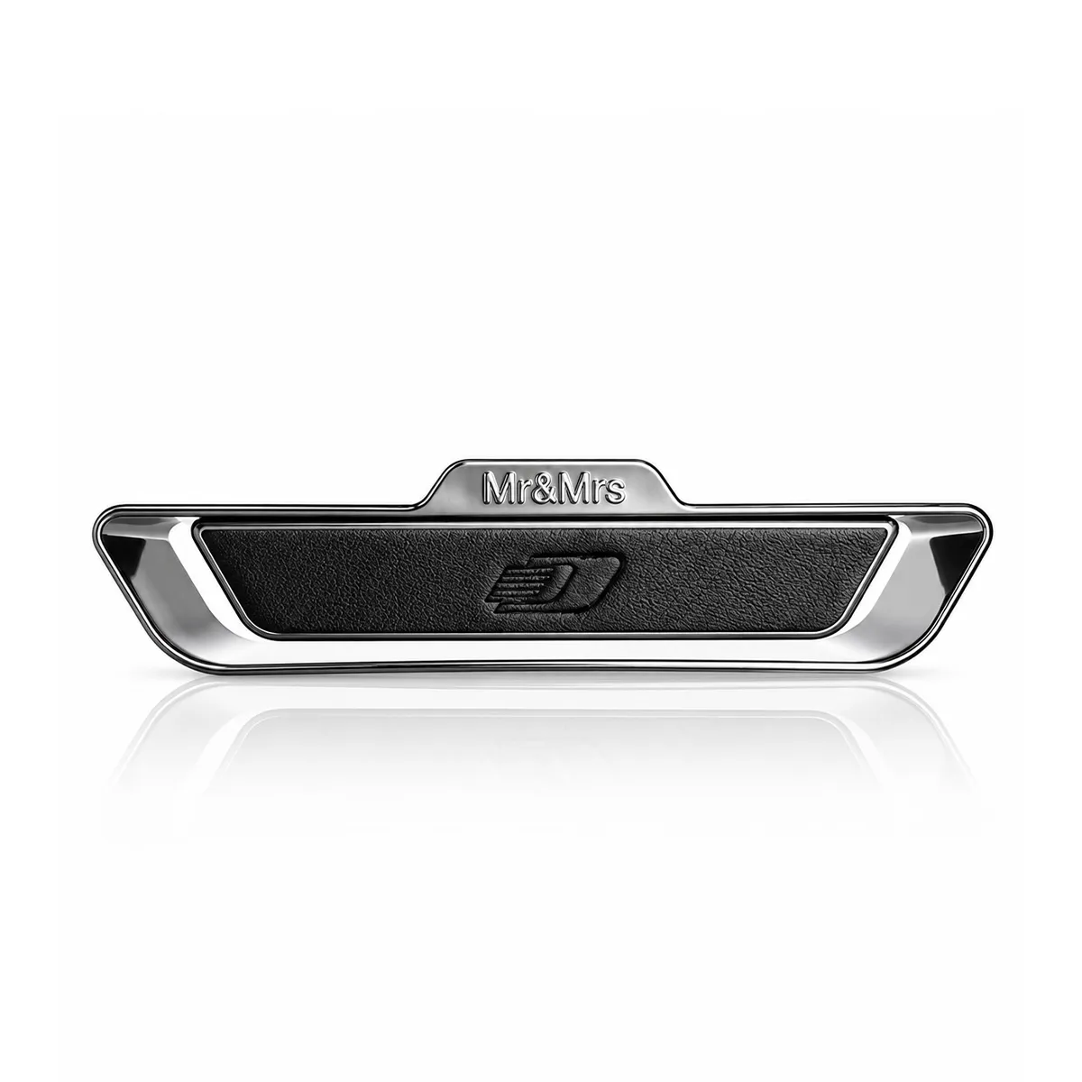 EVO Black leather - Chrome Black Silver / Essential Wood